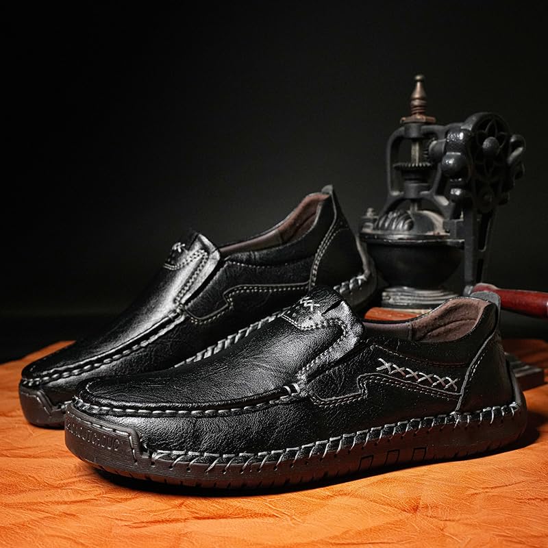 Image of Coramtty Mens Loafers Casual Slip on Shoes Business Moccasins Lightweight Refreshing Classic Slippers Walking Driving Travelling Outdoor