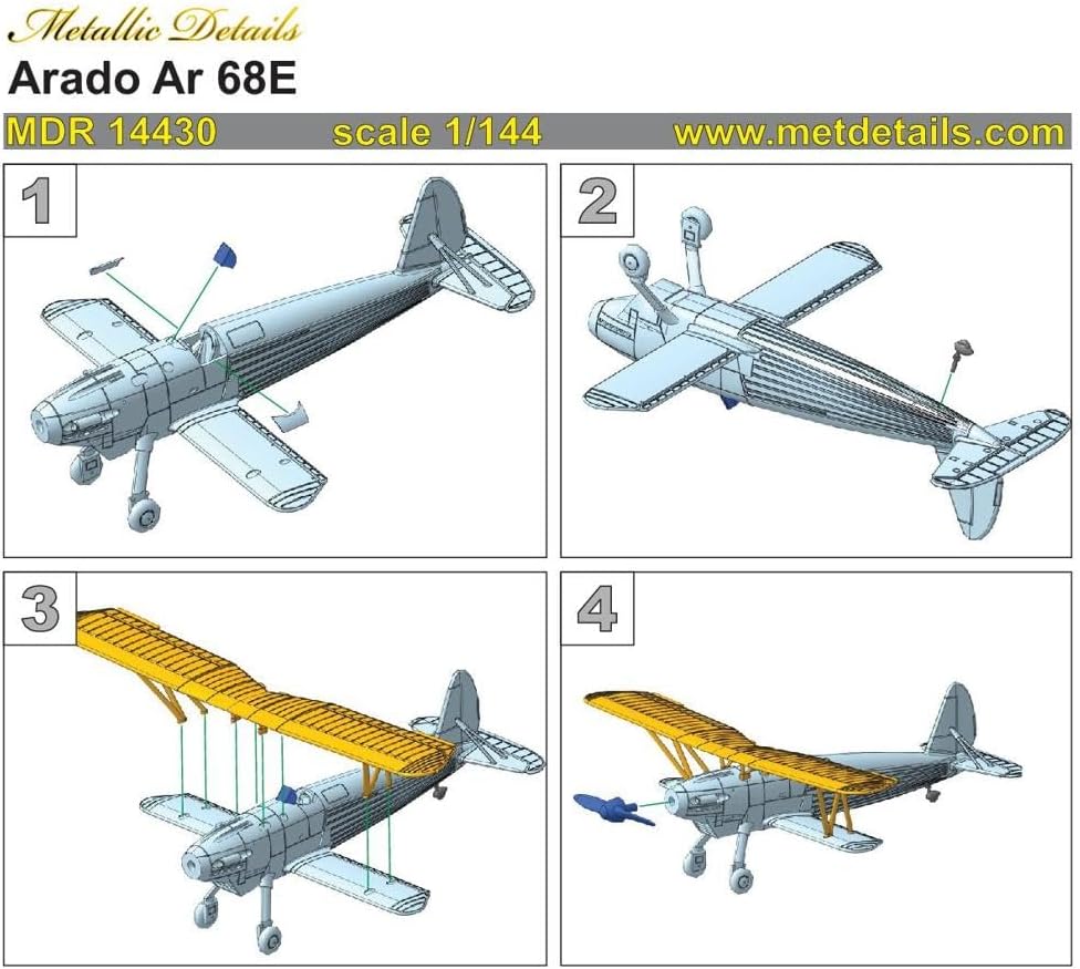 MDR14430 1/144 Arado Ar 68E Aircraft Model kit