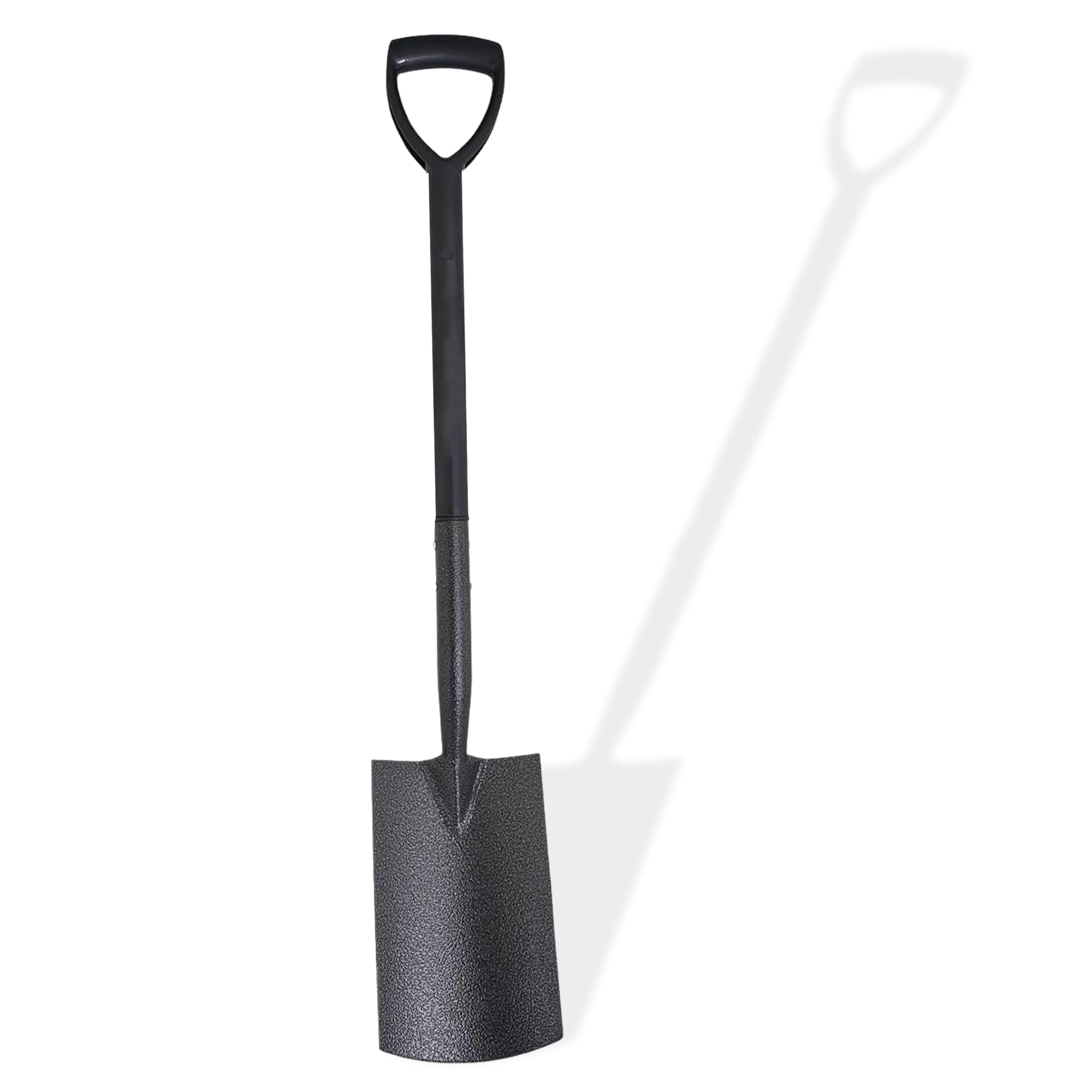Abaseen Heavy Duty Digging Spade for Gardening | Lightweight One Piece Carbon Steel Garden with Durable Handle | Rust Resistant, Strong Grip | Ideal for Soil, Beds, Borders