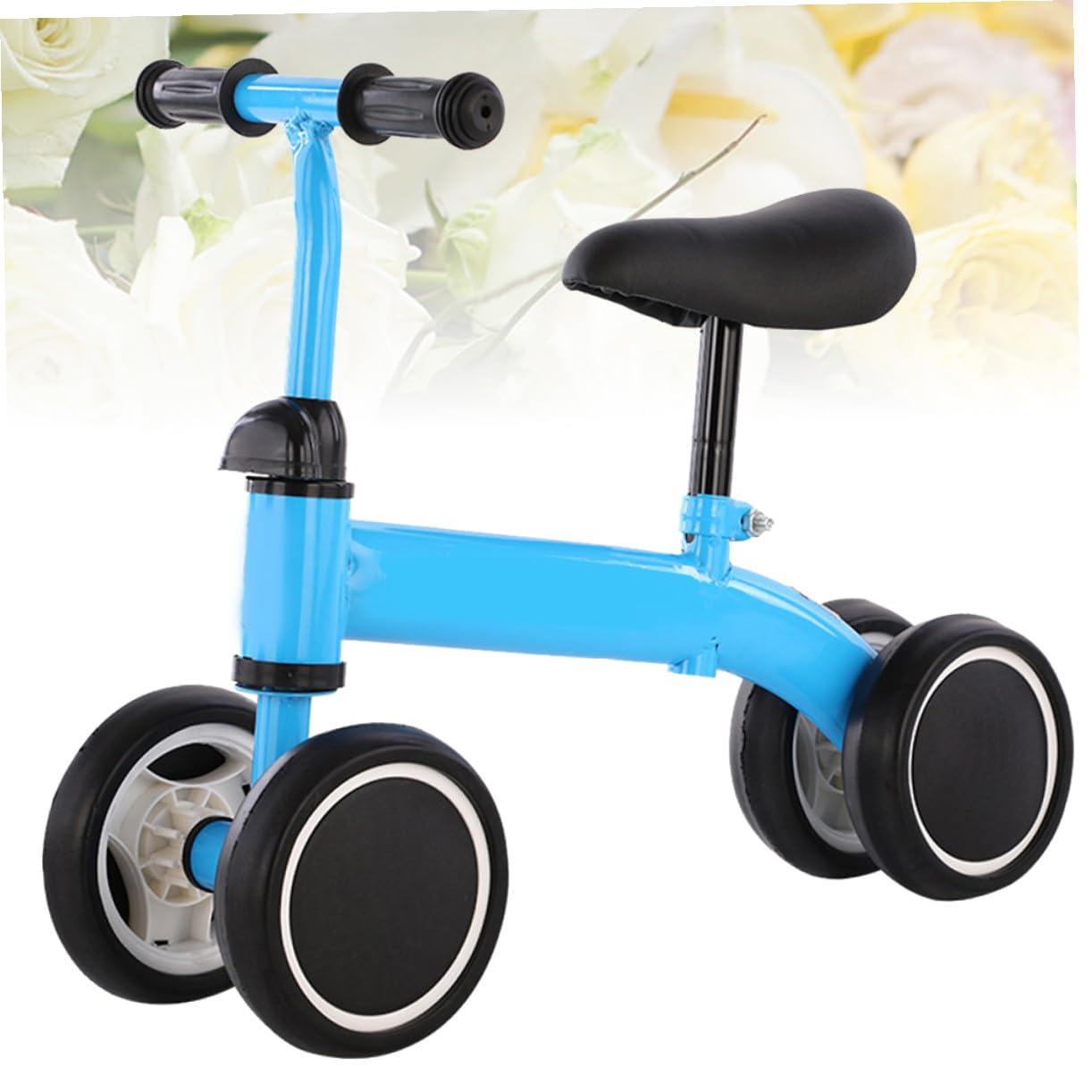 Draisienne 4 Roues en Acier au Carbone et Eva pour Garçon et Filles