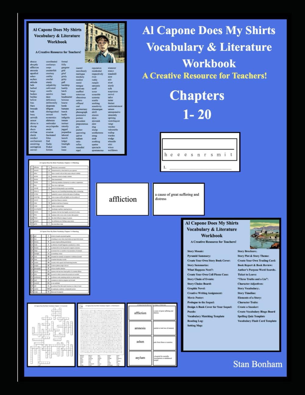Al Capone Does My Shirts Vocabulary & Literature Workbook Chapters 1- 20: A Creative Resource for Teachers!