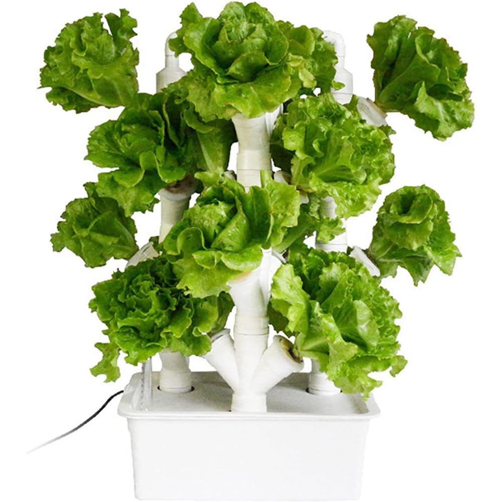 Amazon.co.jp: 垂直水耕タワー、野菜植物タワー、16/24/32 ポット PVC