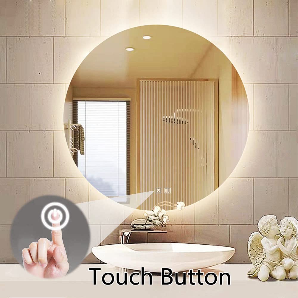 ミラー家具 壁掛けミラー LED 円形 鏡 グラムスタイル 【公式通販】