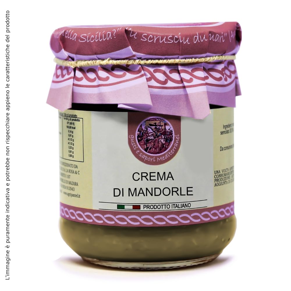 60 Barattoli da 200g Creme Dolci Spalmabili con Etichetta Personalizzabile Gusti Mandorla, Nocciola e Cacao o Moretto - Prodotti Tipici Siciliani