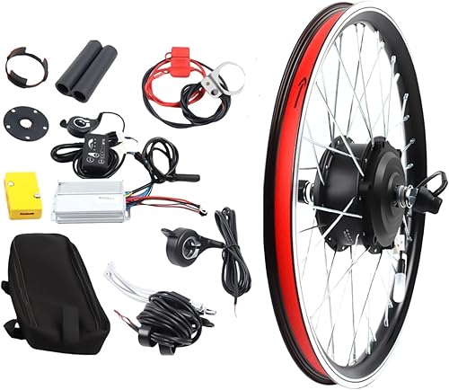 Miniatura 1 de Kit de conversión de bicicleta eléctrica, 20 pulgadas, 36 V, 250 W, kits de conversión de bicicleta eléctrica, rueda delantera, potente motor