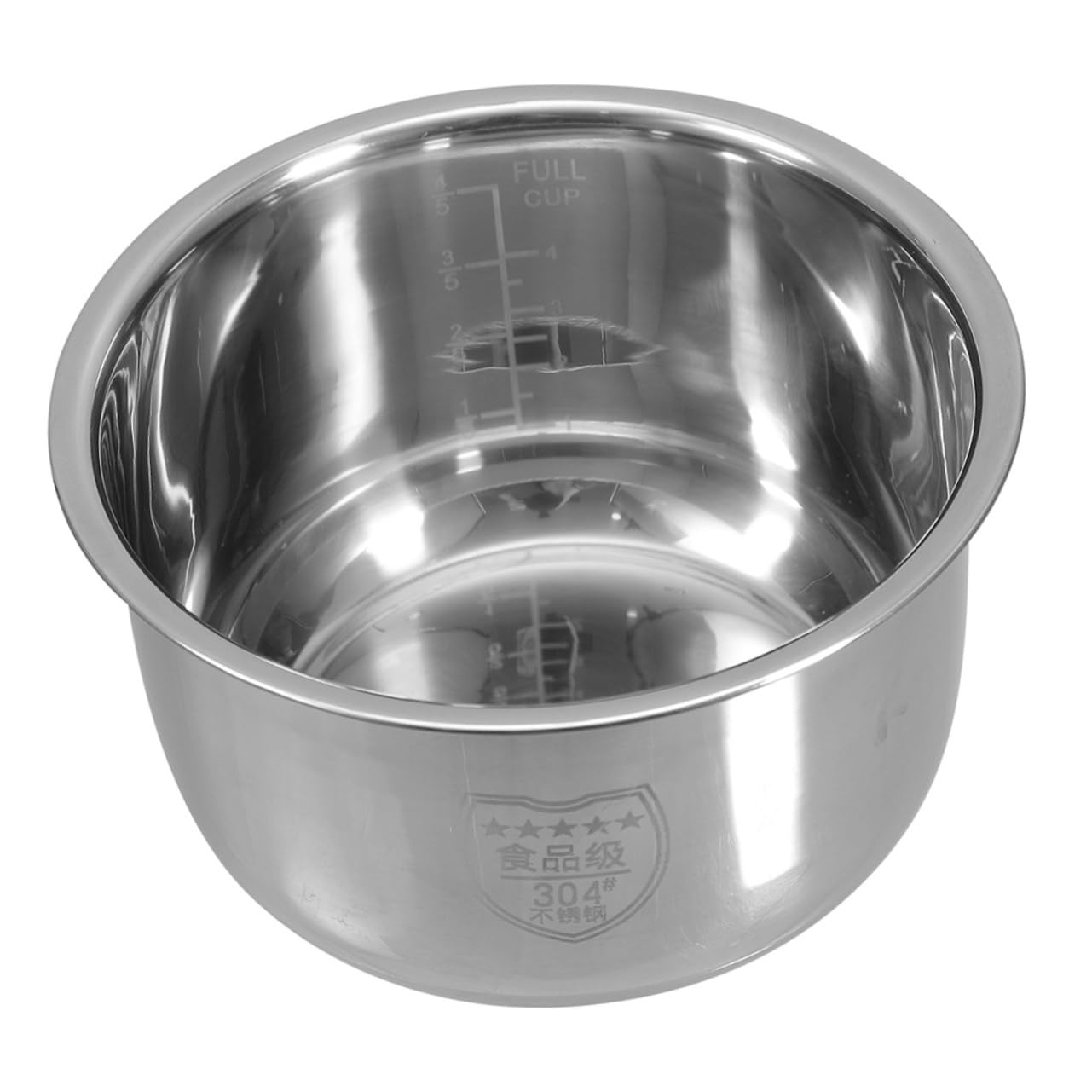 UKCOCO Arrocera olla interior olla interior para cocina eléctrica pieza de repuesto para arrocera portátil y duradera para arroz y sopas