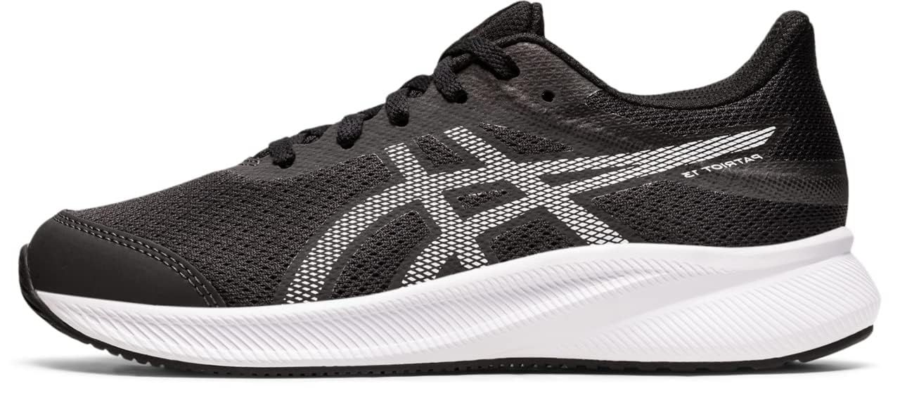 ASICS Zapatillas de Running para Niños Patriot 13 Negro, Correr, Graphite Grey/White, 39 EU