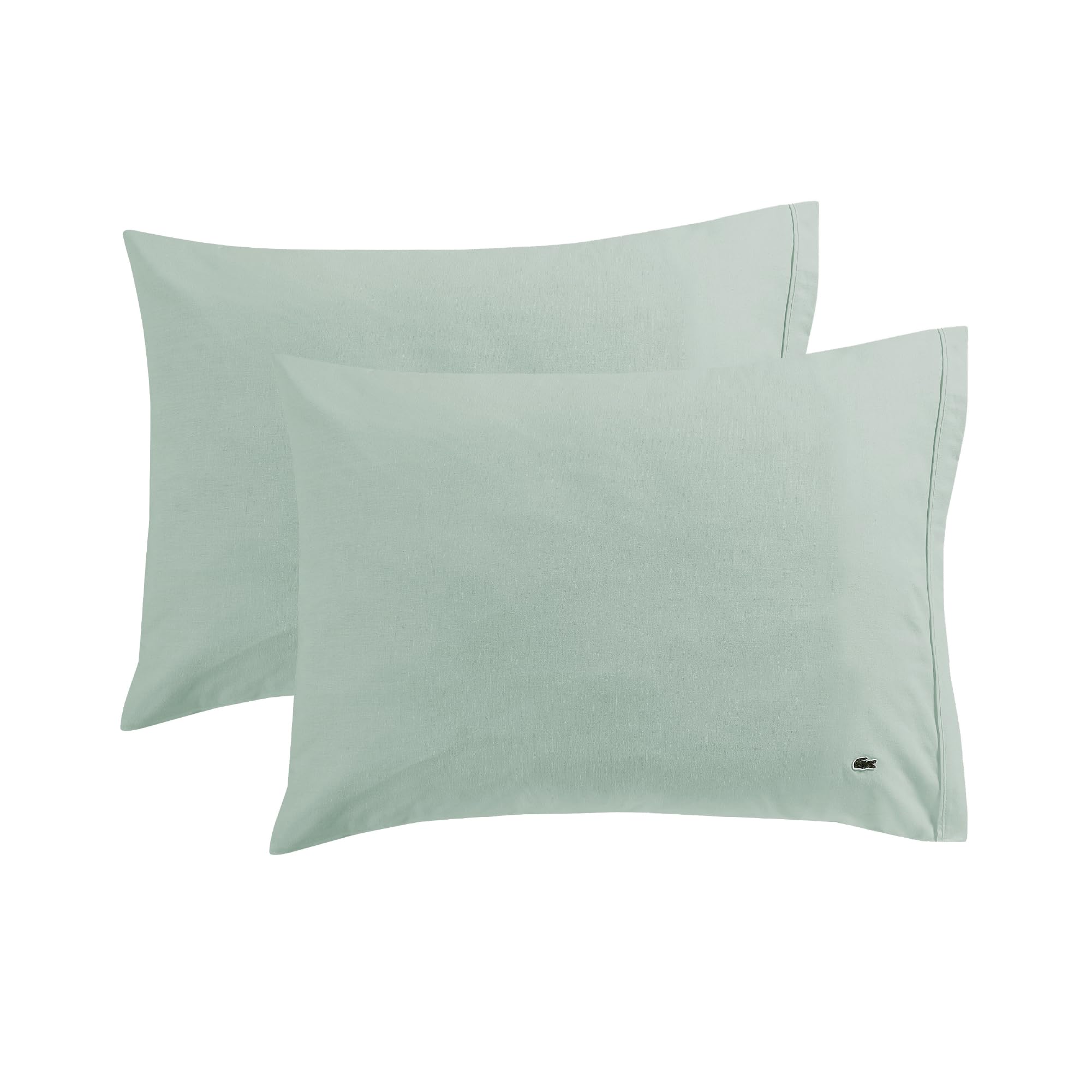 Lacoste Cushion Covers, Cotton, Iced Mint, King