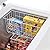 Orgneas 17.5 Inch Freezer Organizer Bins for Chest Freezer Refrigerator Basket Storage Rack Bins Deep Freezer Metal Wire Baskets 2Pcs
