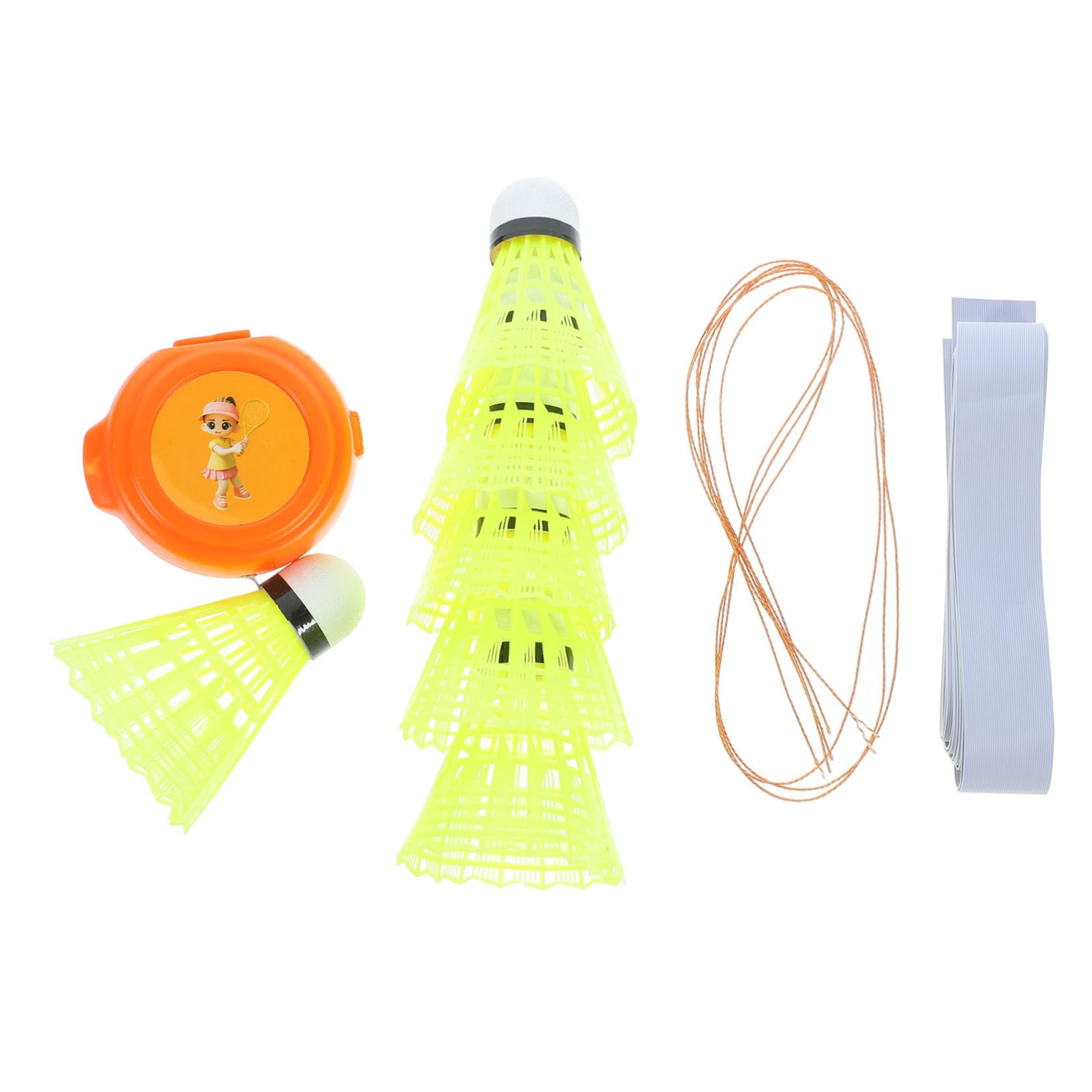 WOONEKY 1 Set Badminton Trainer Tennis Portable Kit Badminton Equipment Single-player Training Device Trainer Tools Training Equipment Training Set Durable Abs Individual-image-22