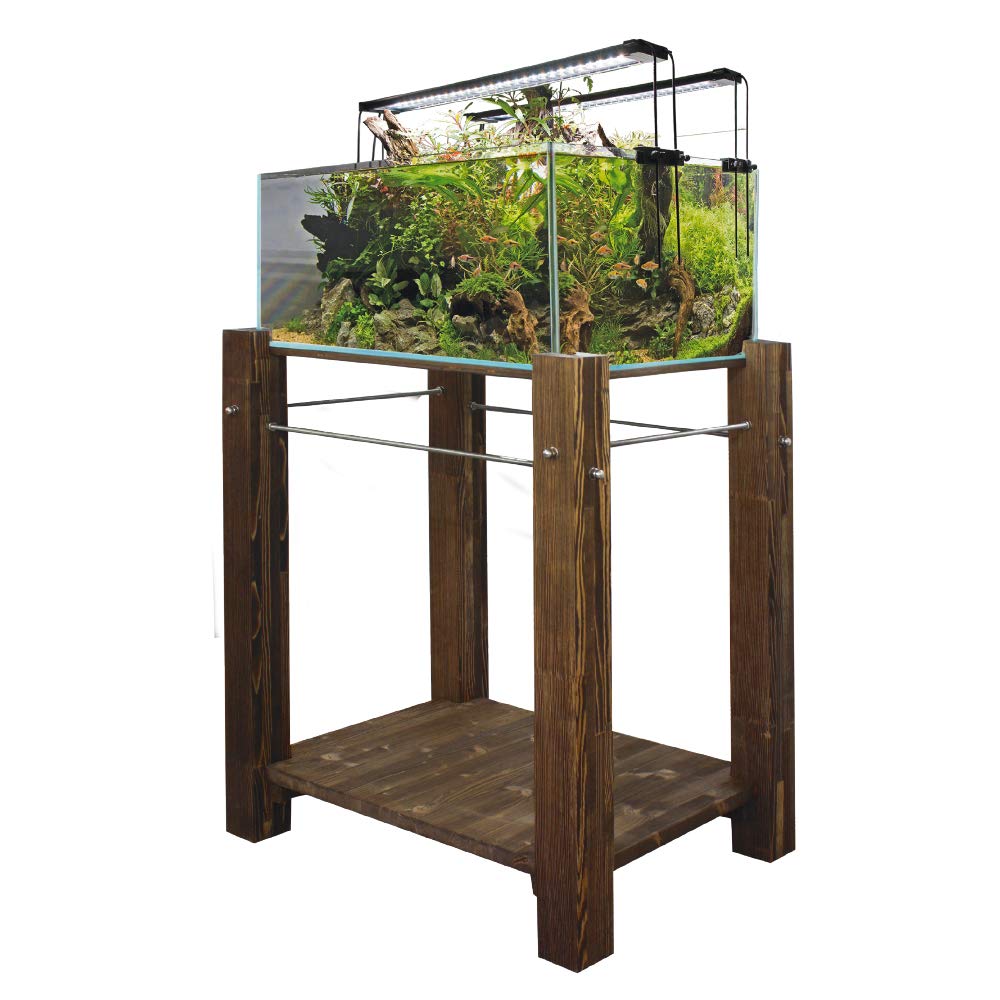 Amtra Shallow - Bac en Verre Extra-Clair, Tapis des Rembourrage Inclus, 75 x 50 x 30 cm / 110 L