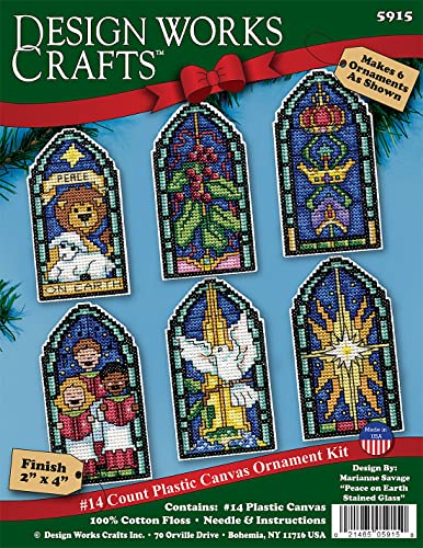 Design Works Crafts Peace On Earth Counted Cross Stitch Ornament Kit, Various (Holiday/Christmas) #TOP1