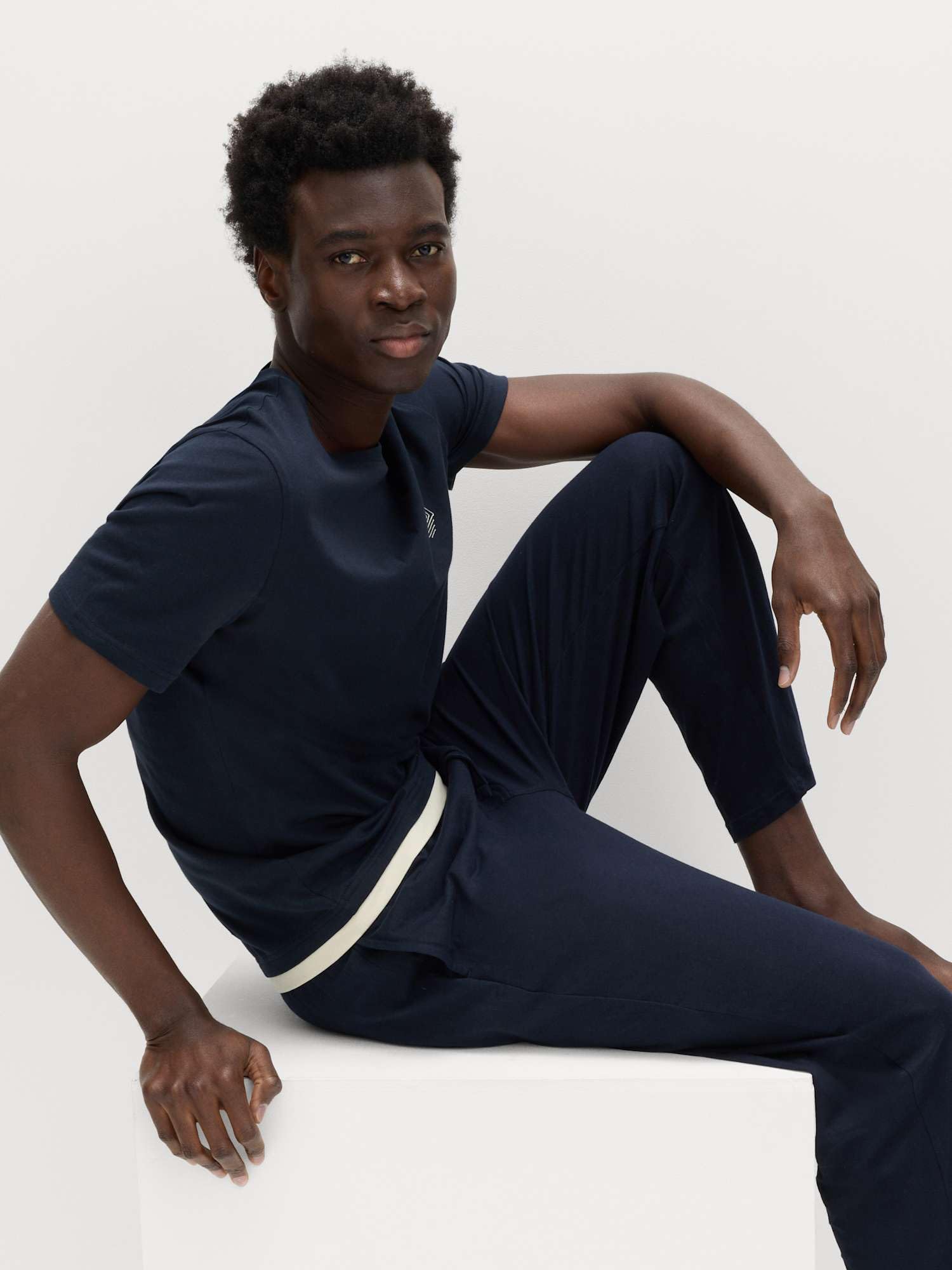 Marks & Spencer 2-Pack Uomo Pantaloni Pigiama in Puro Cotone – vestibilità Regolare – Vita con Coulisse – con Tasche