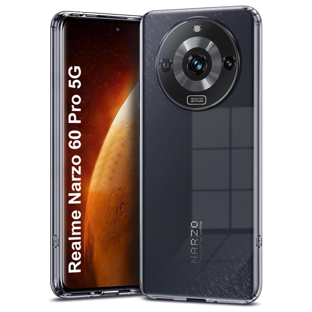 Amazon Brand- Solimo Basic Case for Realme Narzo 60 Pro 5G (Thermoplastic Polyurethane_Clear) (B0CCD7RJ6B) Amazon Price History, Amazon Price Tracker