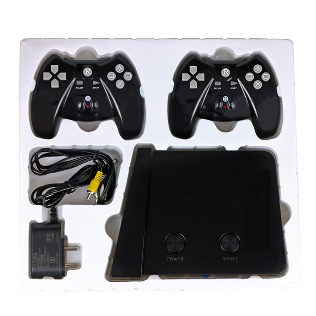 JAPTEC Retro GameIn Infrazone NX TV Gaming Console with Wireless Controllers, 362 Built-in Games, 8 Bit Cartridge Support 1