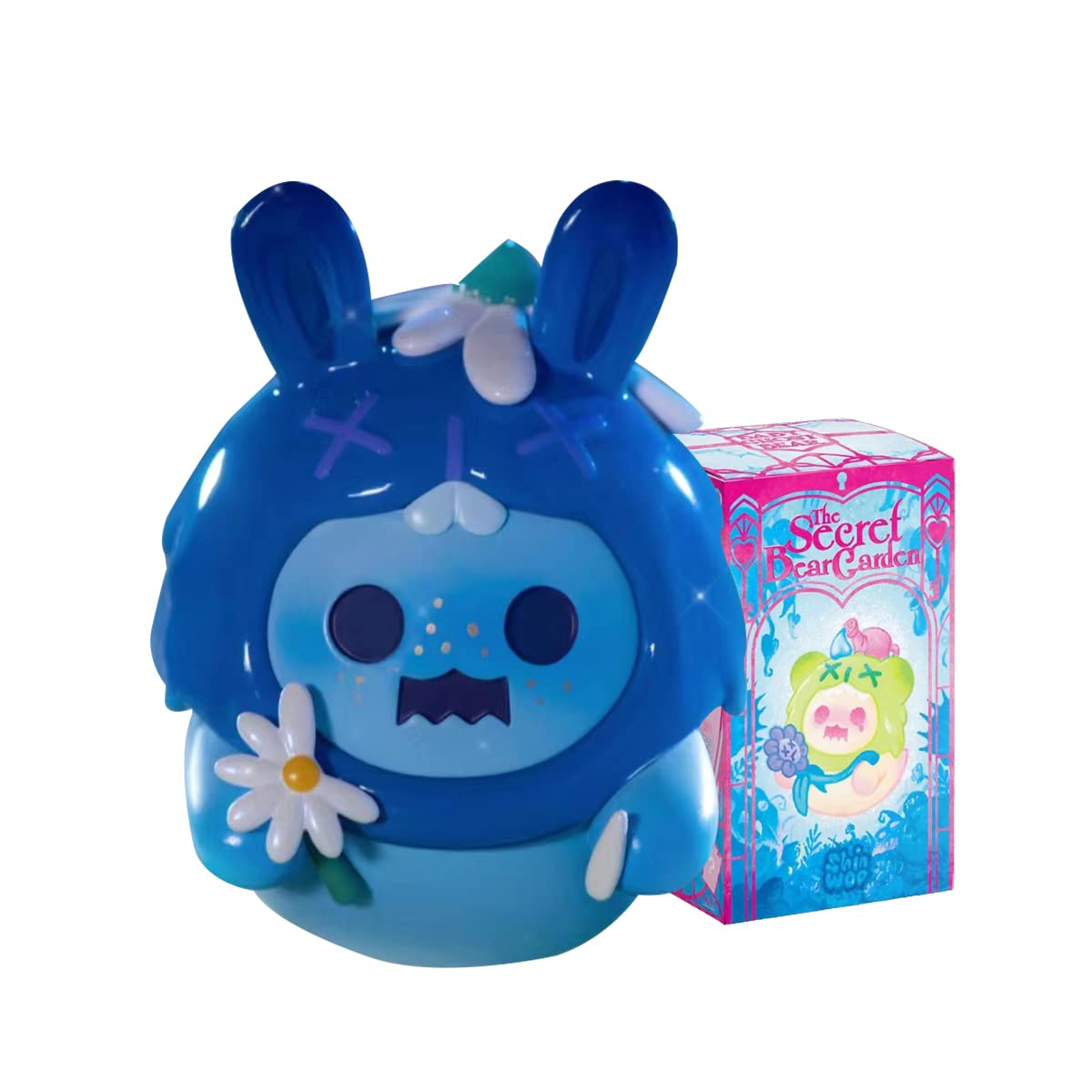 ShinWoo The Secret Bear Garden Series Blind Box Action Figures Mystery Box Cute Random Toys Birthday Gifts Christmas Collectible Toy for Desktop Ornaments, 1PC