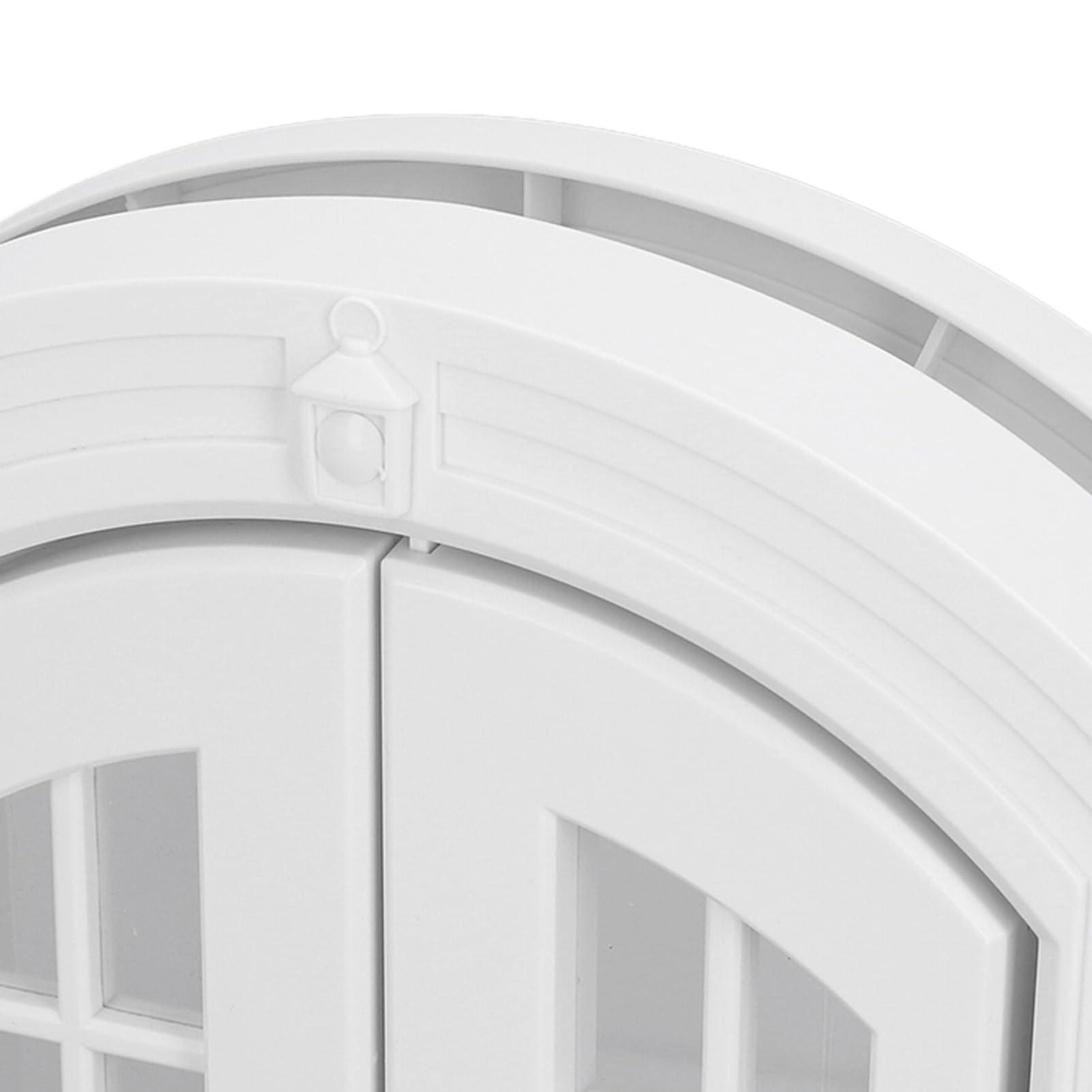 Design Français de Porte de Chat élégante Porte Intérieure à Double Swing pour Animaux de Compagnie Installation Facile pour Une Utilisation à Domicile (Style régulier)