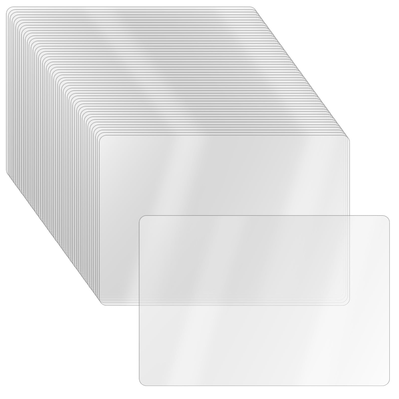 Sets de table en plastique transparent antidérapants pour éviter les taches