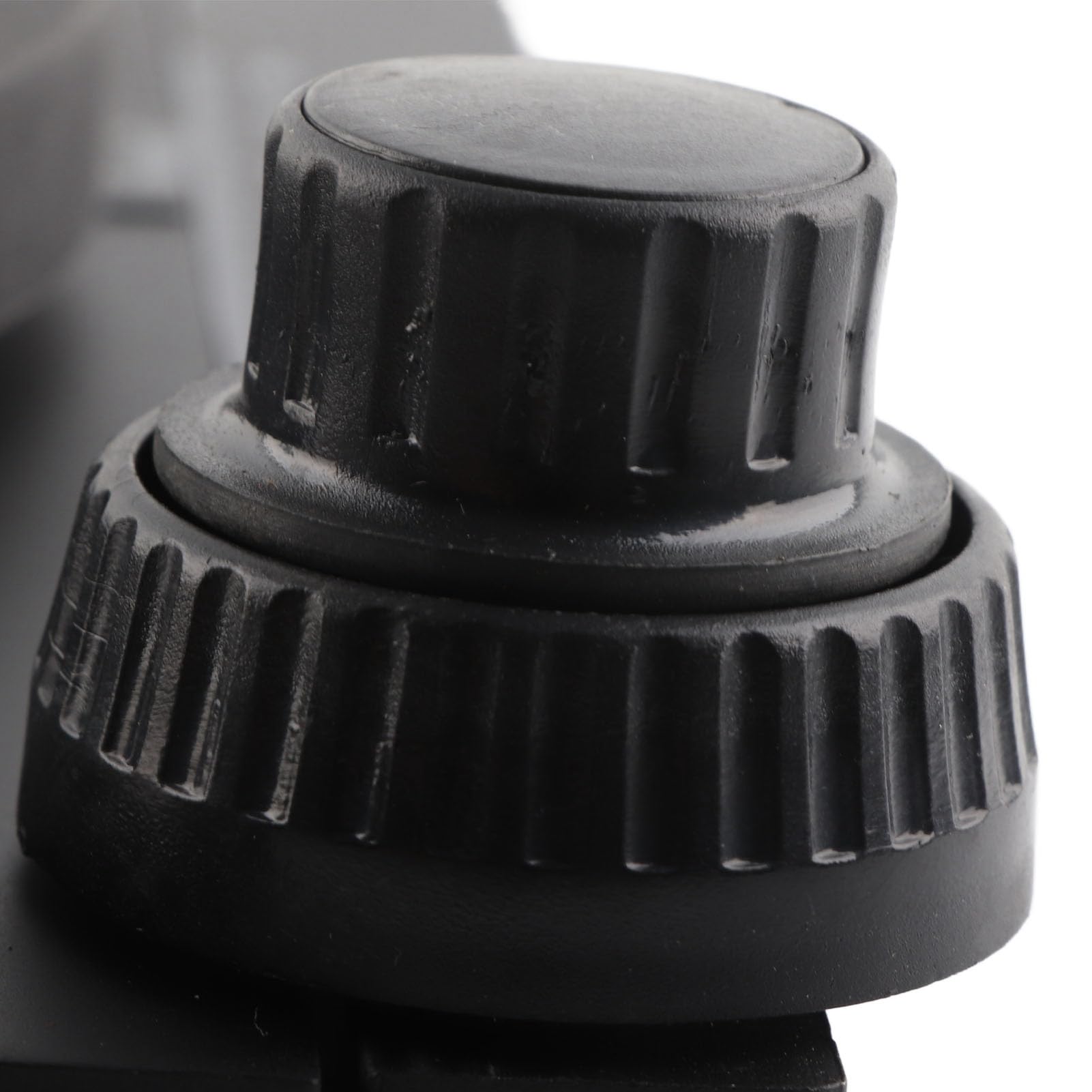 Aramox Platforma Mikroskopowa XY Stolik Roboczy Mikroskopu ze Stopu 60 X 55 Mm Skok Obiektywu 95 Mm Precyzyjne Sterowanie Pokrętłem Dwuosiowym do Mikroskopów Stereoskopowych i Optycznych