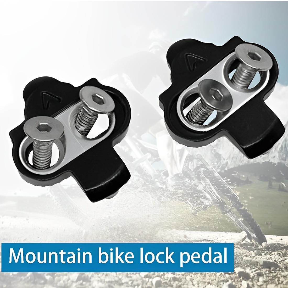 Tacchette, Set di accessori per pedali per biciclette, Set di tacchette per bicicletta durevoli e universali