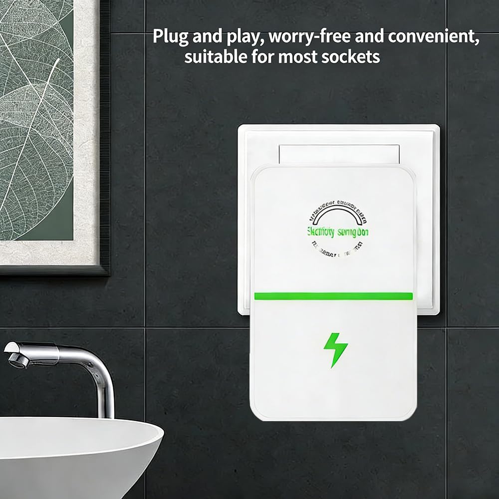 Optiwatt Electricity Saver, Suitable for Home & Commercial Use, Helps Reduce Unnecessary Power Consumption, Works with Various Electrical Appliances (4, White) - 3