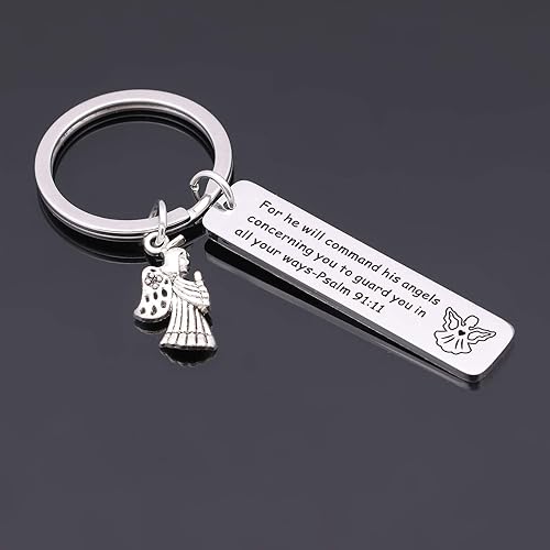 Miniatura 4 de Joyería religiosa Biblia Versículo Llavero Bautismo Joyería Confirmación Regalo