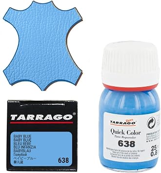 Tarrago Quick Color Dye - Leather & Canvas Repair - 25ml - Baby Blue #638
