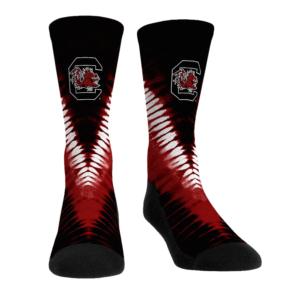 NCAA South Carolina - V Shape Tie Dye Socks (L-XL)