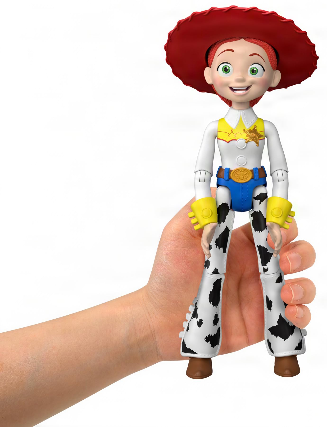 Mattel Disney e Pixar Toy Story 5 Critter Talk Jessie | Action figure snodabile da 30,5 cm e Jimmy Dean, oltre 35 suoni e frasi del film, JKL99