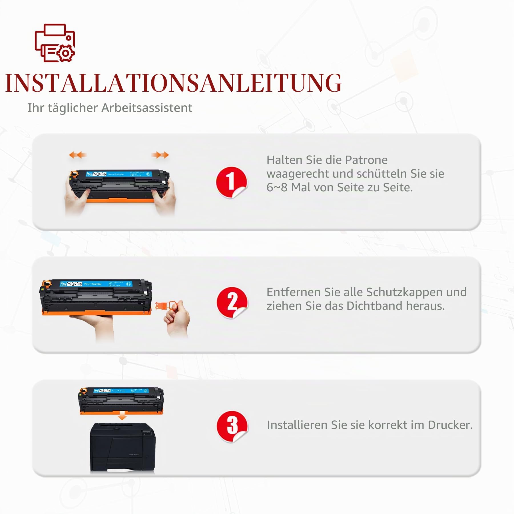 Toner Kingdom 131X Toner Kompatible für HP 131X CF210X 131A CF210A für HP LaserJet Pro 200 Color MFP M276nw M276n M251nw M251n CM1312NFI CM1415FNW CP1525N CP1515N CP1215 125A 128A CB540A 4-Pack