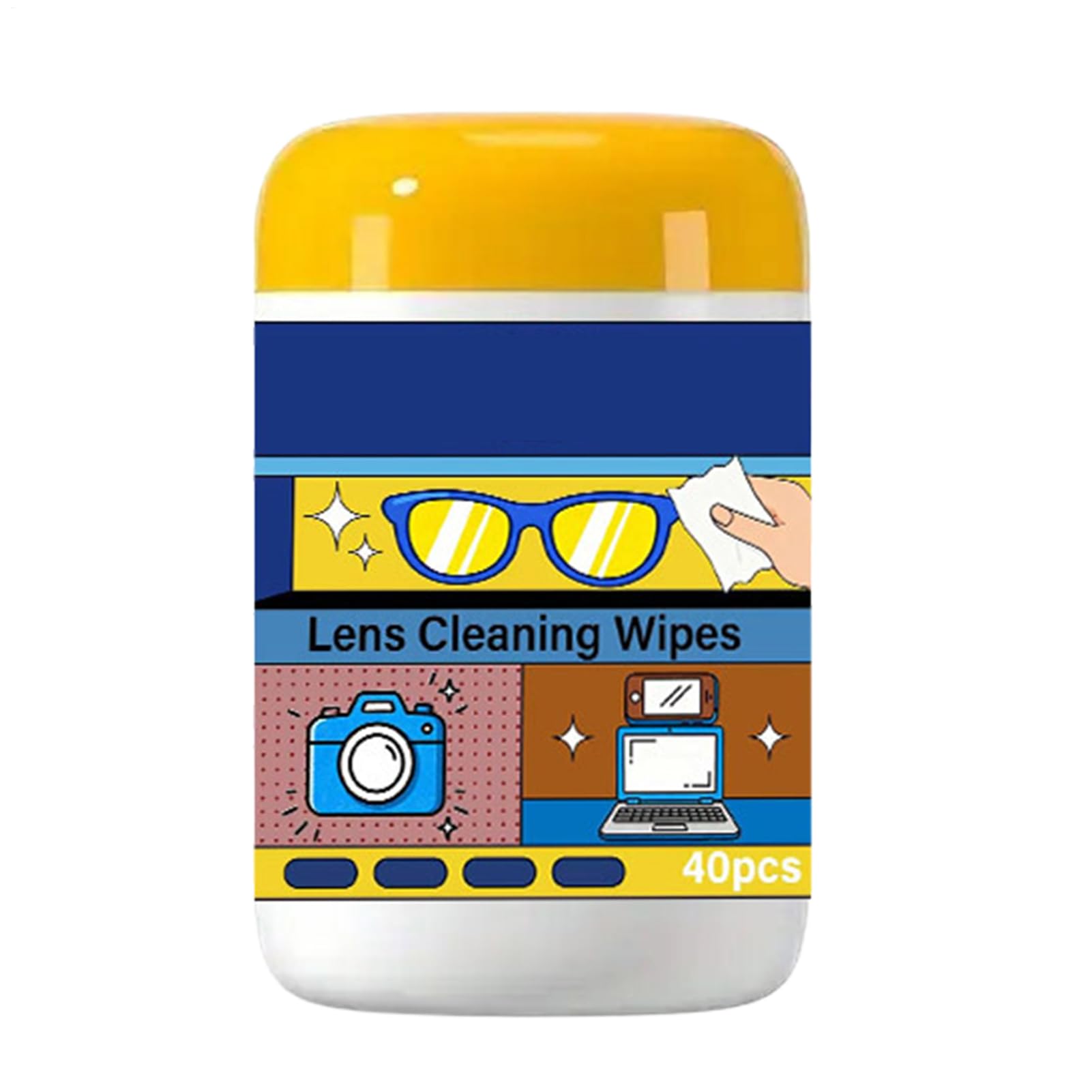 Lingettes de nettoyage multi-surfaces sans rayures pour écrans et lunettes - 8