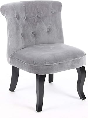 Heart Of The Home Fauteuil Crapaud Effet Velours Baroque H