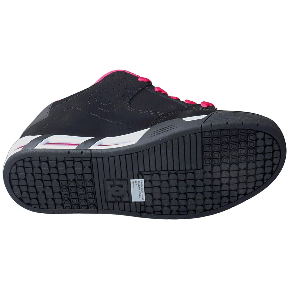 DC Shoes Command - Scarpe da Ginnastica da Skate, da Donna, Colore: Nero/Rosa