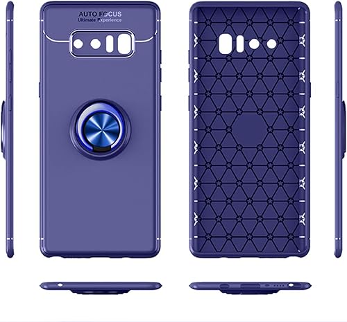 Miniatura 6 de Asuwish Funda de teléfono para Samsung Galaxy Note 8 y protector de pantalla de vidrio templado, soporte de anillo, accesorios de celda de silicona