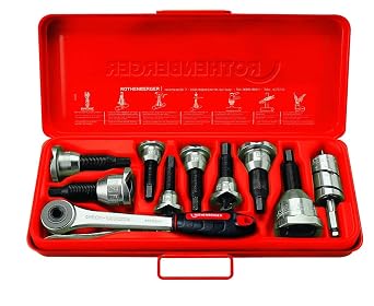 Rothenberger 22101 Tee Extractor Set, 12mm-15mm-22mm-28mm
