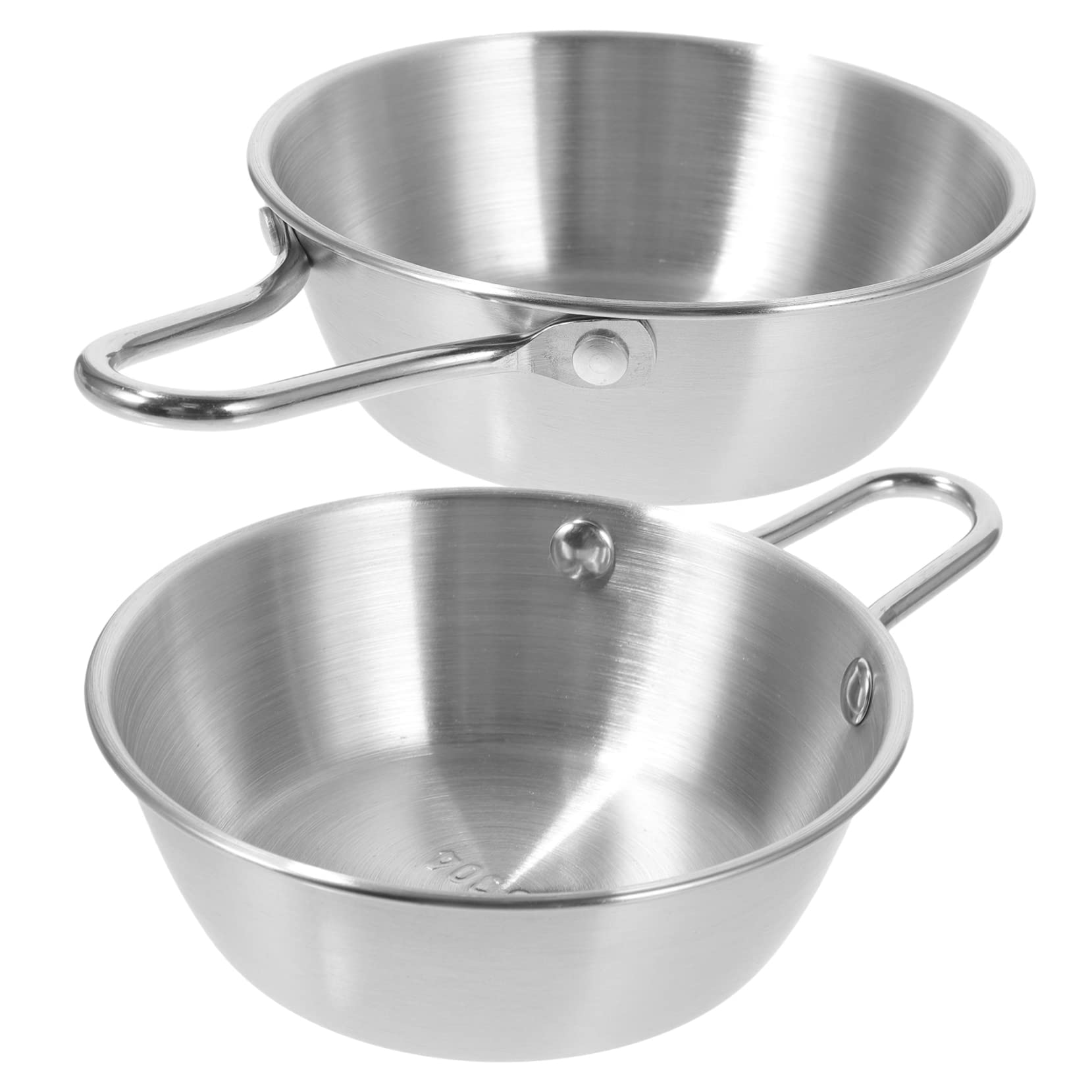 HANABASS 2pcs Camping Bowl Multi-functional Wine Cups for Outdoor Use Compact Food Containers for Ramen Soup and Rice Wine and Dining Accessories