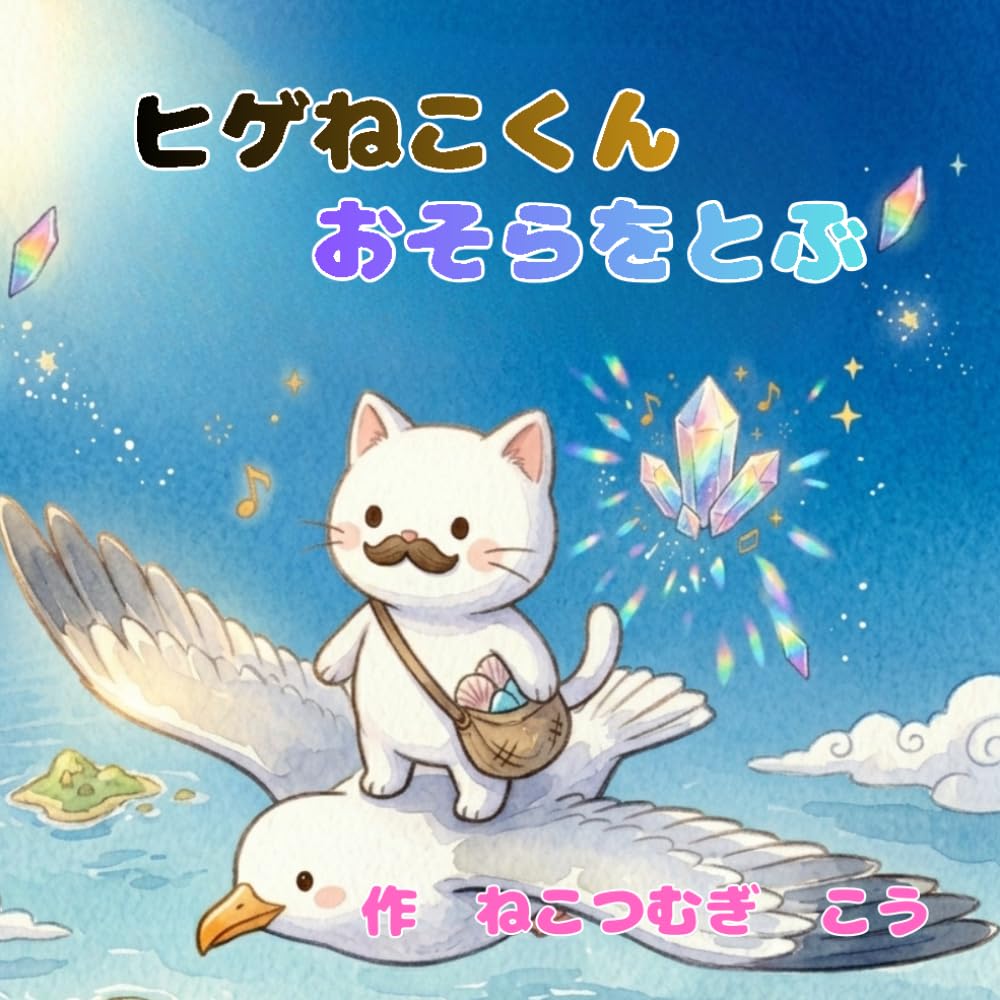 ヒゲねこくんおそらをとぶ: (子供向け絵本）