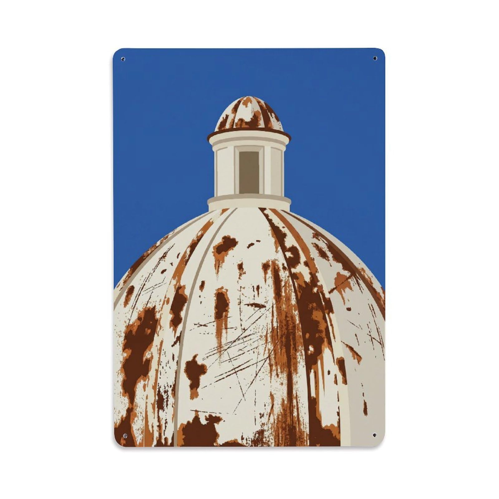 Vintage Travel Positano Italy Seaside Metal Tin Sign