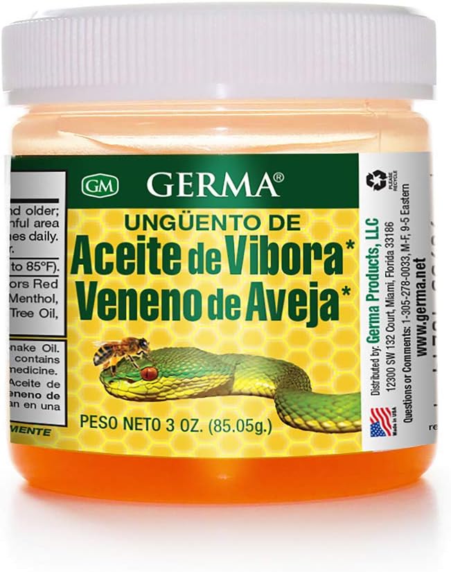 Aceite de Vibora con Veneno de Aveja 3 oz.