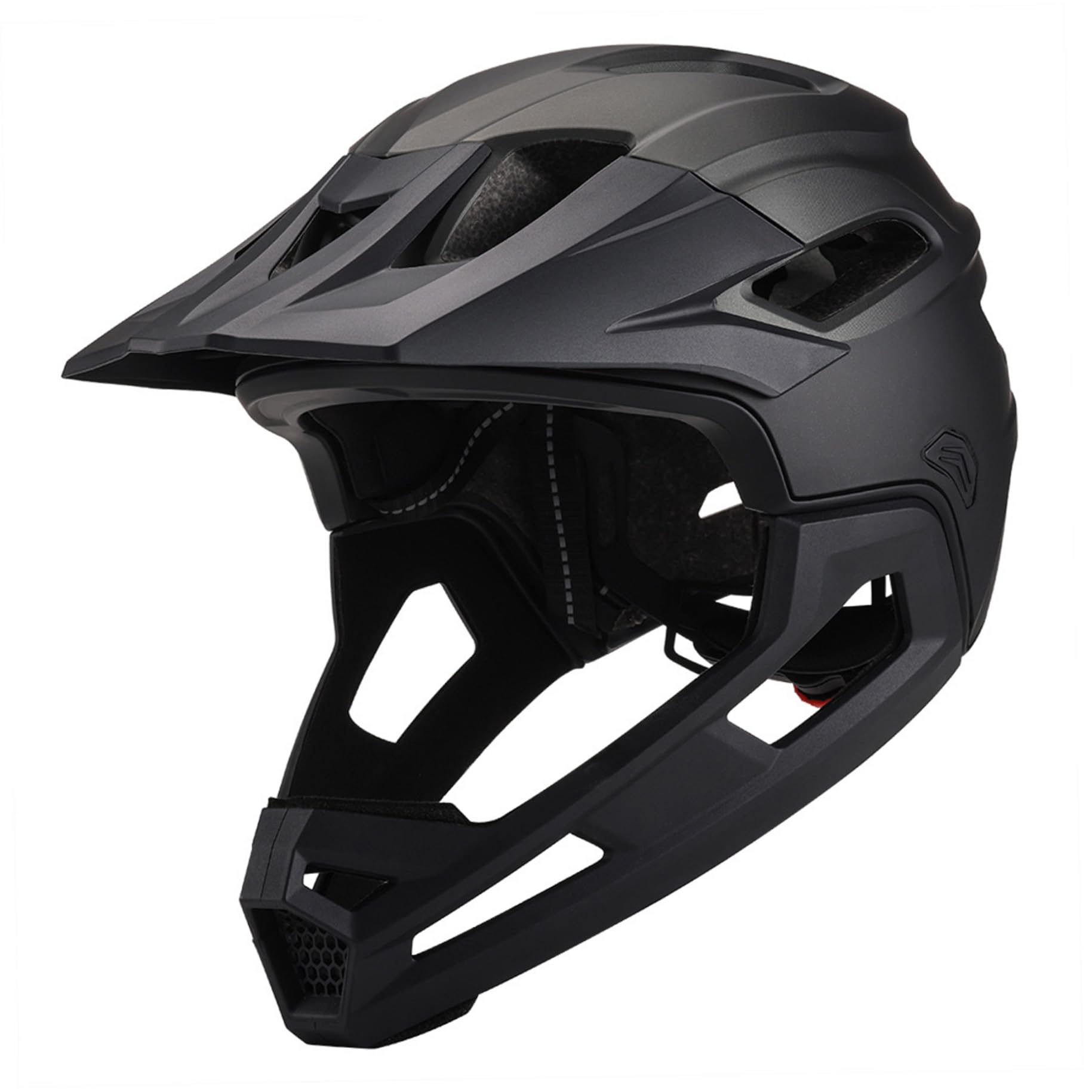 Full Face Mountainbike Helm - Abnehmbarer Kinnschutz Für Erwachsene