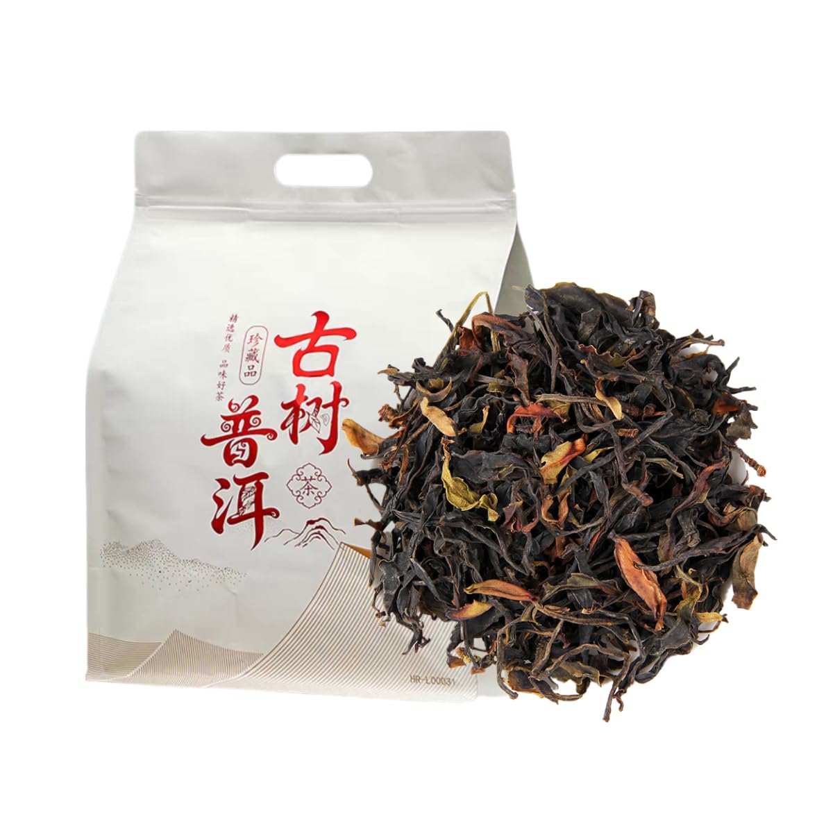 Thé Pu-erh Cru Sauvage De Daxueshan, Arbres Sauvages Centenaires, En Vrac (500g/17.64oz)