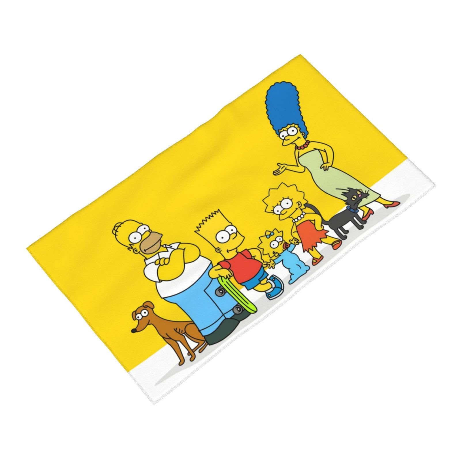 Amazon.co.jp: The Simpsons Bath Towel, Beach Towel, Face Towel