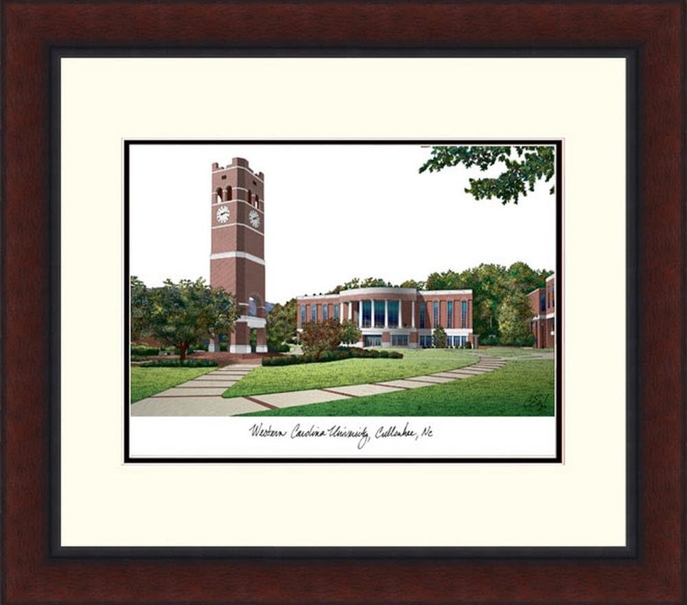 Campus Images NC994LR Western Carolina University Legacy Alumnus Framed Lithographic Print