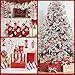 Eunhdet 32 Pcs Candy Cane Christmas Decorations Set, Peppermint Christmas Decorations Red and White Ornaments Ball Lollipop for Tree with Rope Xmas Holiday New Year Festival Home Party Decor