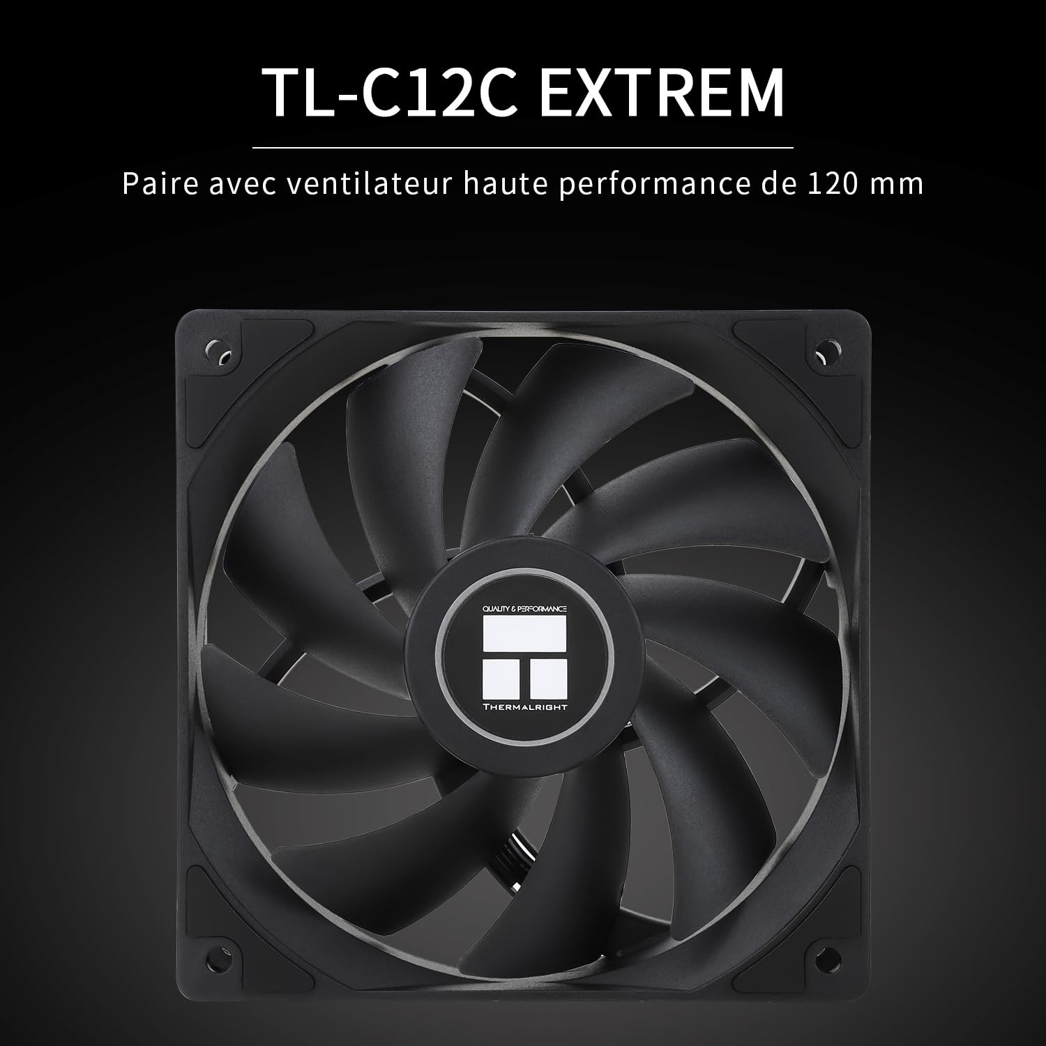 TR Peerless Assassin 120 SE EXTREM Refroidisseur d'air CPU, radiateur double tour haute performance, refroidissement CPU 1850 tr/min, pour AMD : AM4/AM5, Intel LGA1150/1151/1200/1851/1700