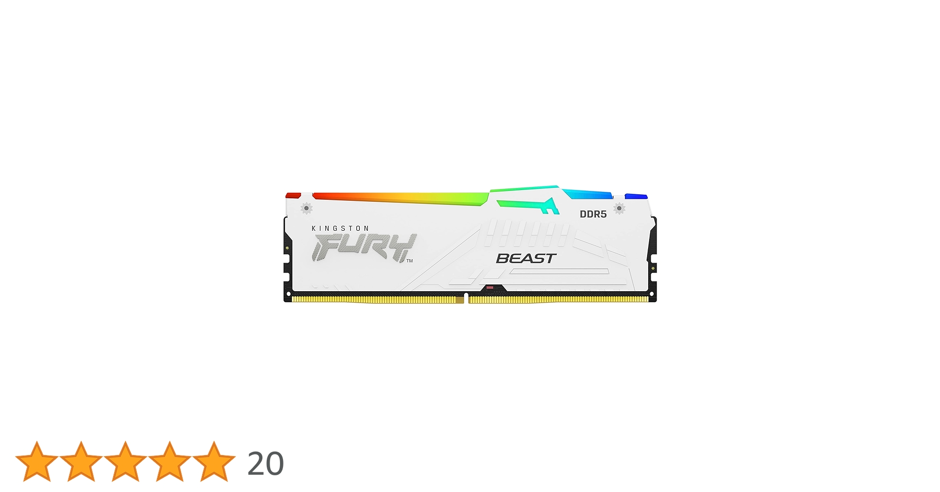 Amazon.co.jp: Kingston Fury Beast White RGB EXPO 32GB (2x16GB