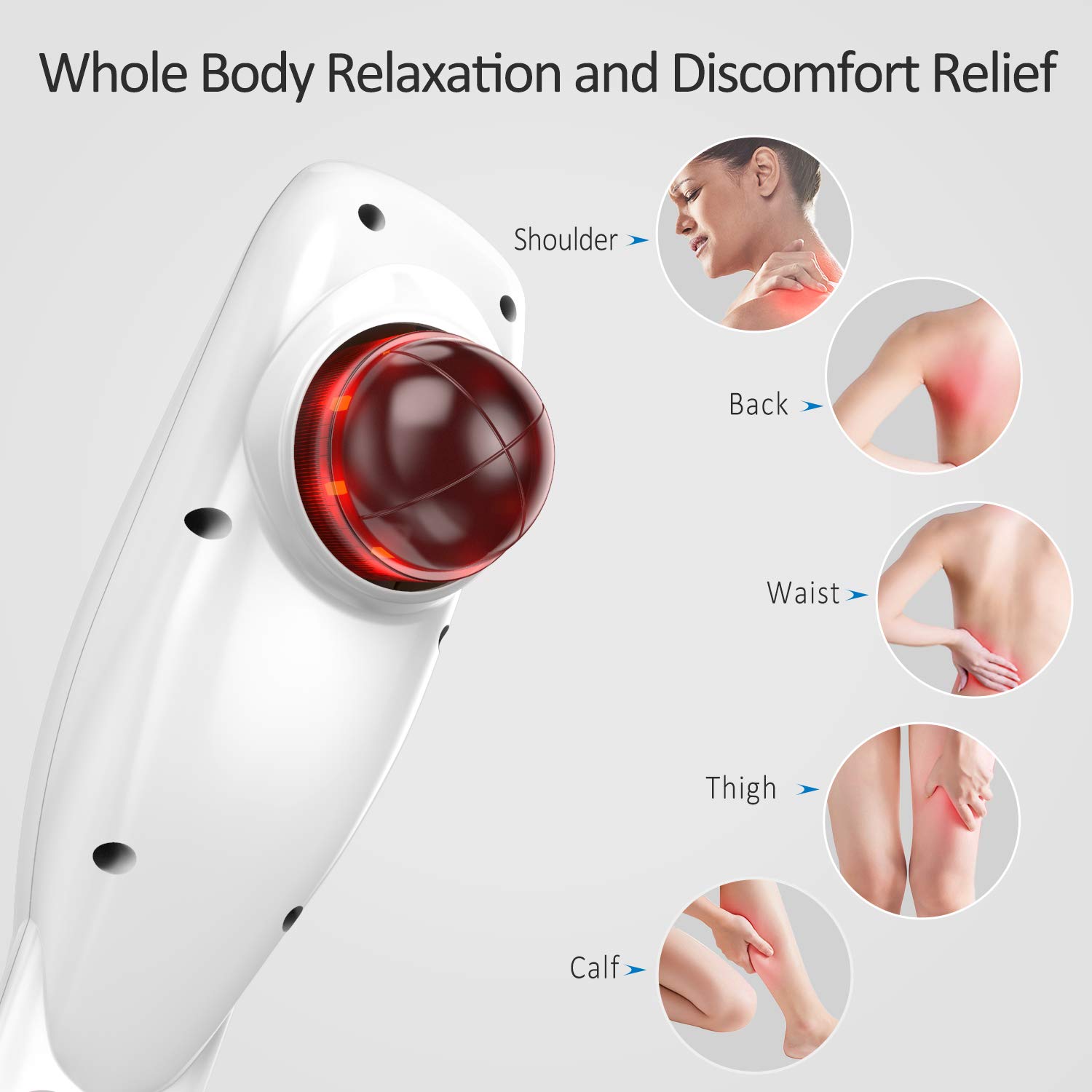 renpho massagegerät vibration handmassagegerät RENPHO Pistolet de massage musculaire main image 1