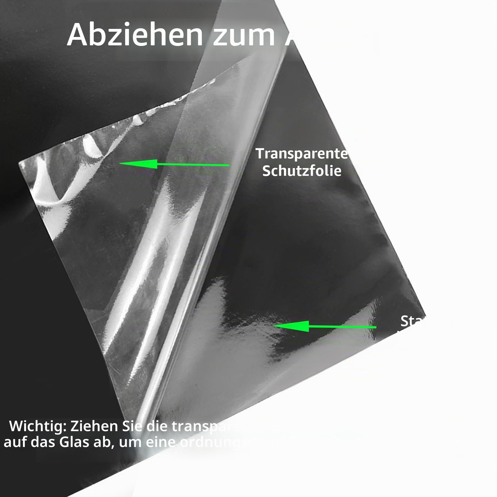 Aquarium-Hintergrund – schwarz, elektrostatische Haftung, klebstofffrei, einfache Installation, spurloses Entfernen, Größe 60 x 200 cm