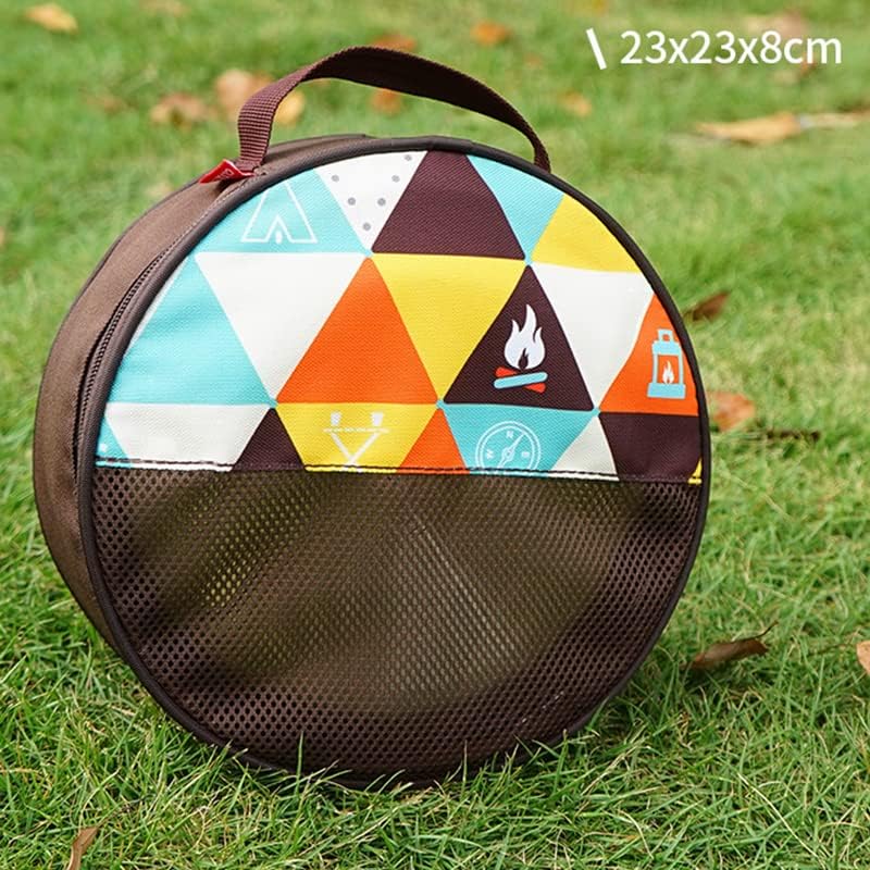 22PCS Service Plate Set,Portable Outdoor Camping Cookware Mess Kit Polished Stainless Steel Dishes Camping Utensils for Backpacking Hiking