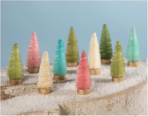 Bethany Lowe Designs - Juego de 10 cepillos para botellas de Pascua en colores pastel